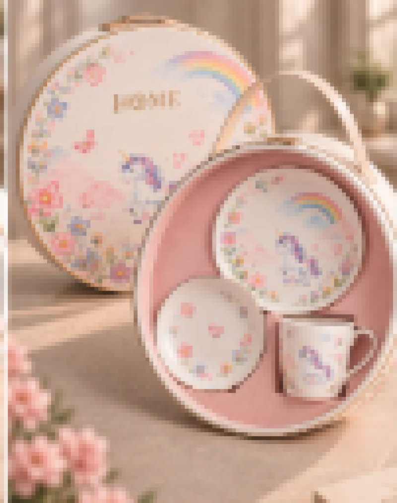 Детские наборы Set for kids unicorn (3 items) Посуды
