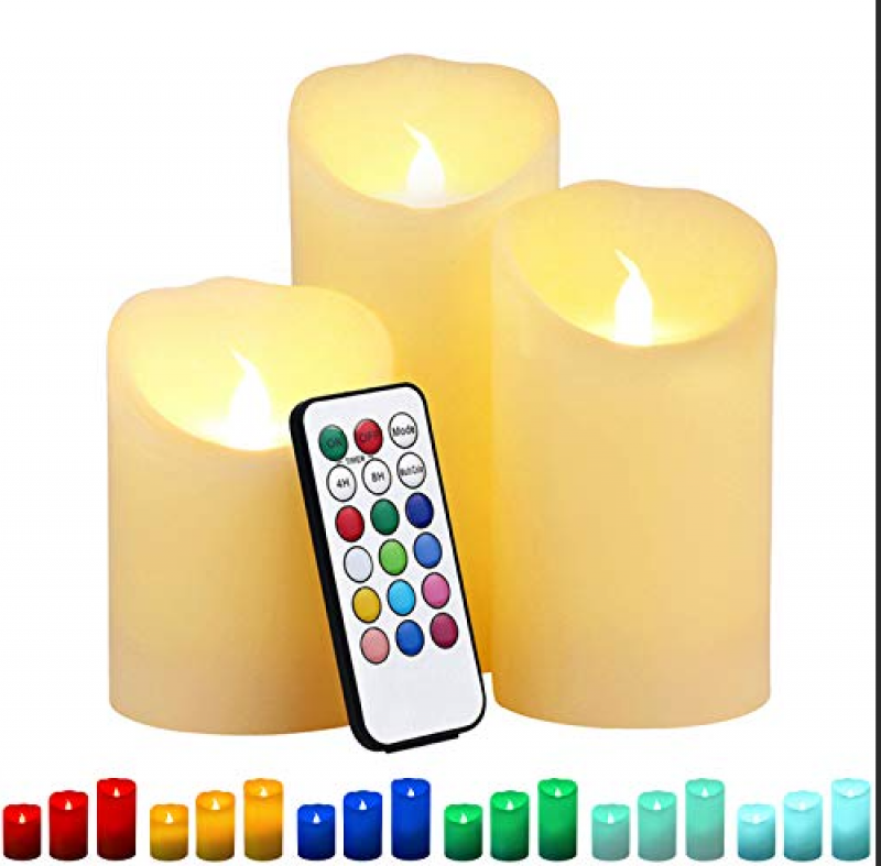 Electric white candle 7.5*15CM XG-7