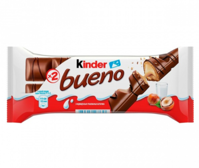 Шоколадный батончик Kinder Bueno 43г