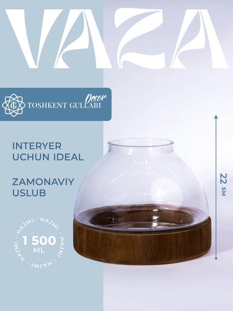 Glass Vase 22х14 23-20