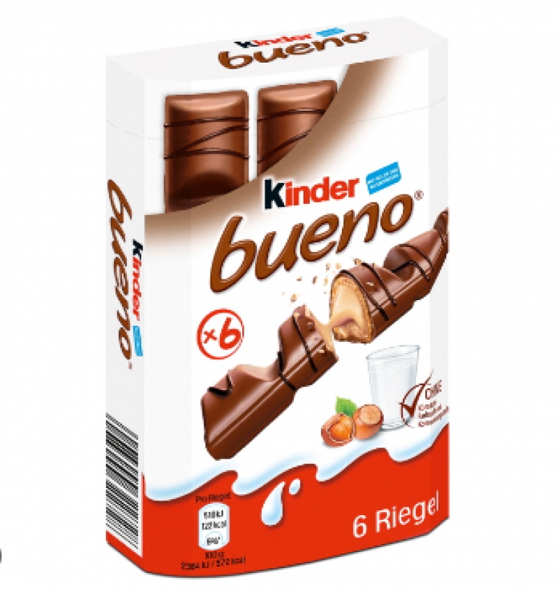 Шоколад Kinder Bueno 6 riegel 129г